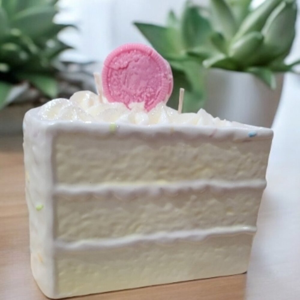 Cake Slice candle